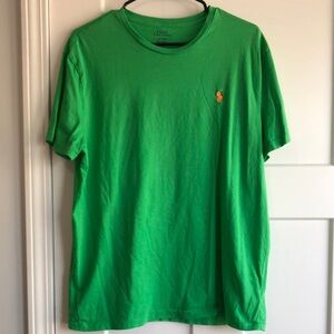 Polo by Ralph Lauren Men's Green T-Shirt